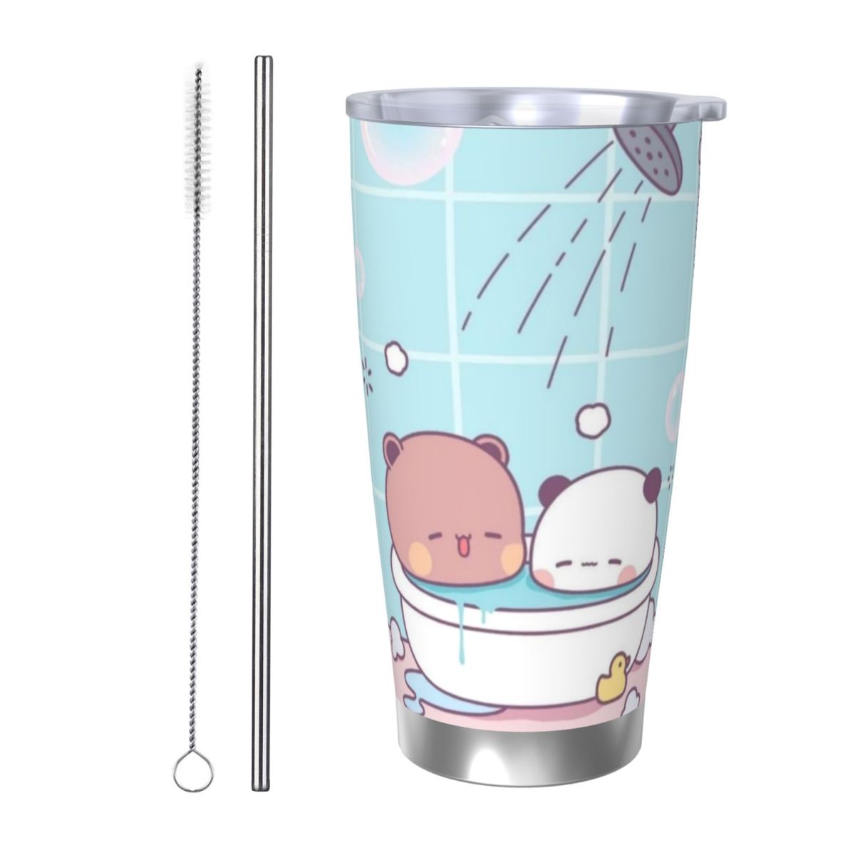 Vacuum Insulated Flask - 판다베어 허그 부부 두두 20온스 스테인리스