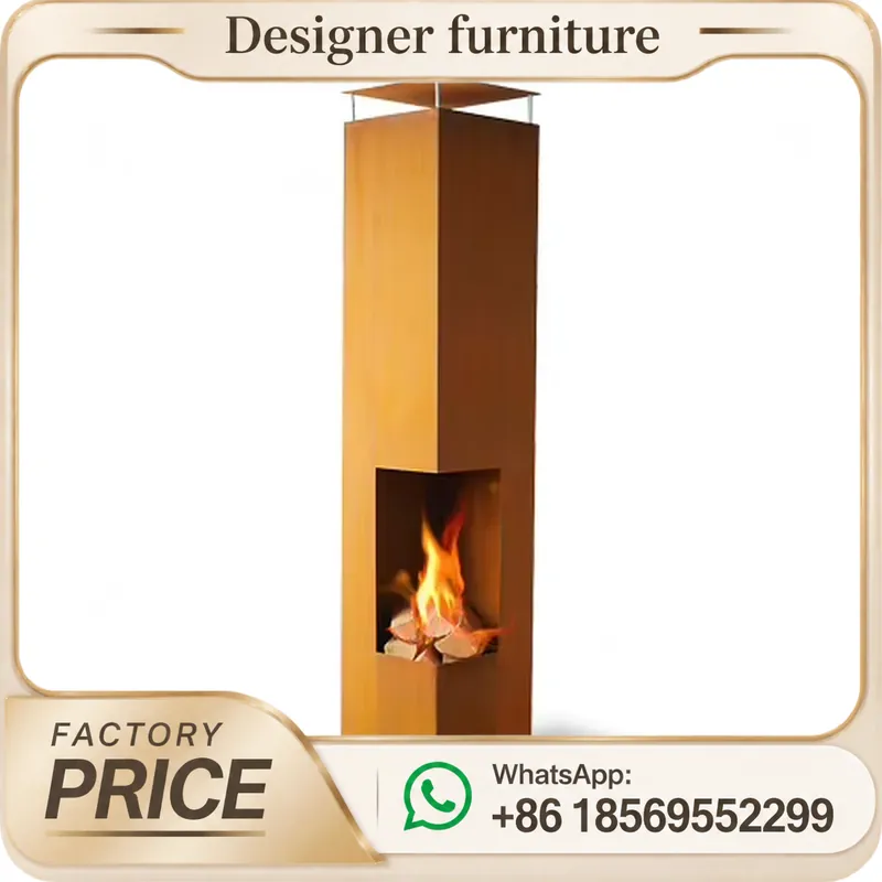 Outdoor Camping Stove - 휴대용 목재 펠릿 스토브(굴뚝 포함) -