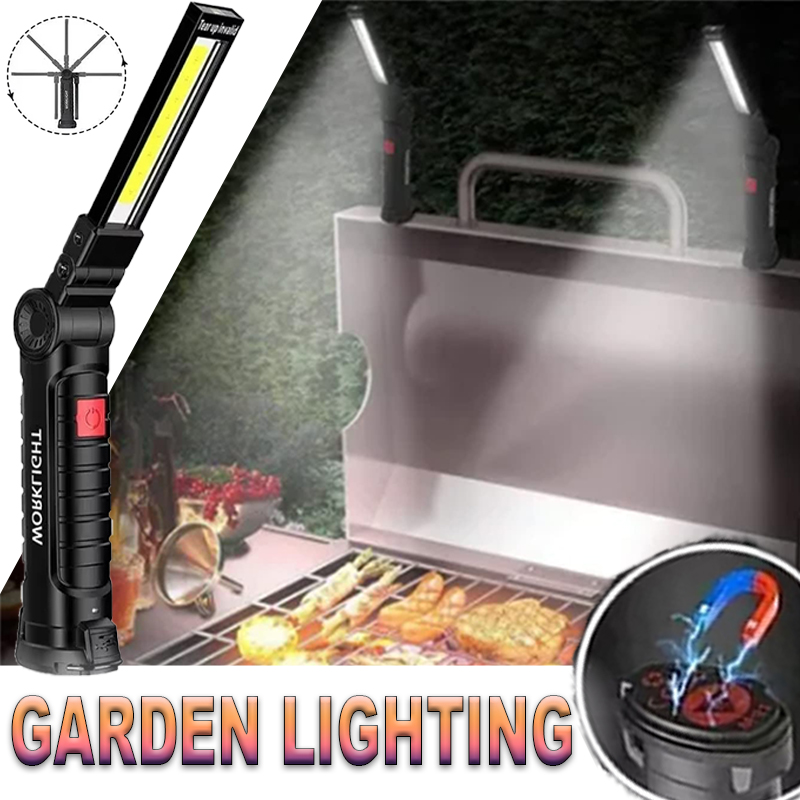 Outdoor Camping Lights - 마그네틱 후크가있는 휴대용 LED 손전등 야외