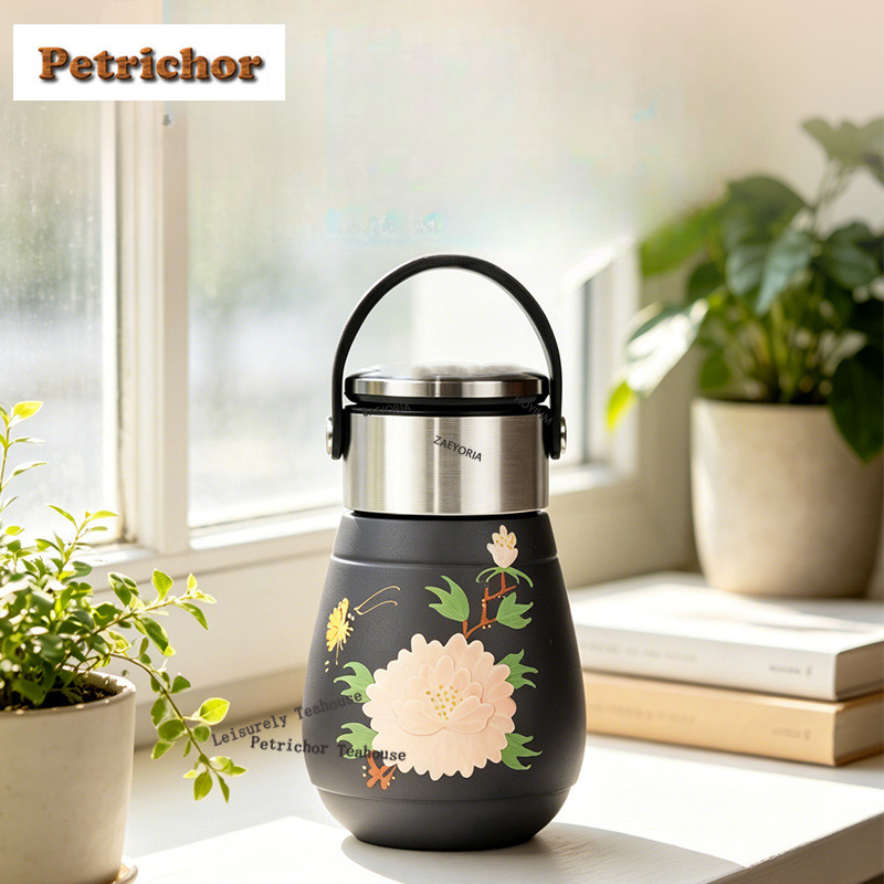 Vacuum Insulated Flask - HOYIHM 400ml 이싱 퍼플 클레이 보온병