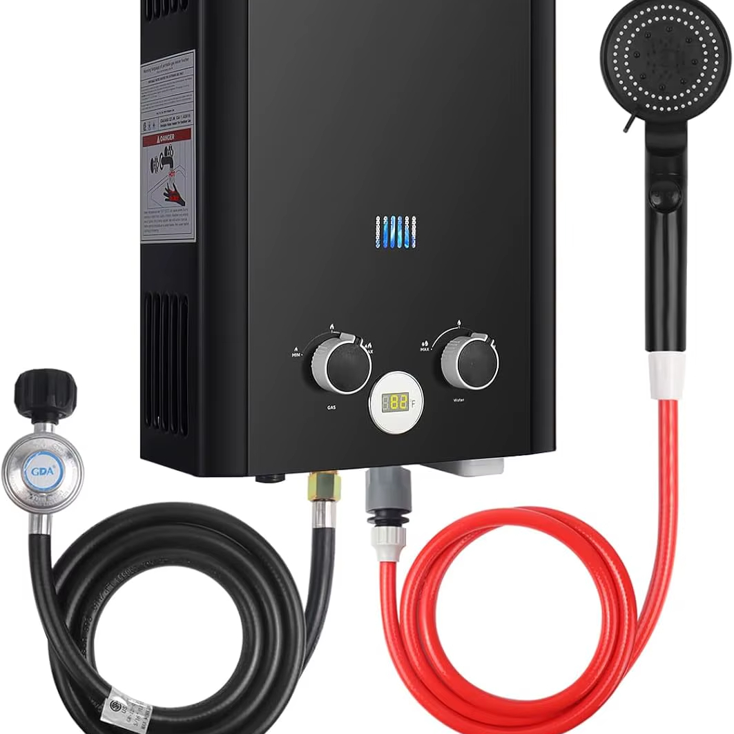 Outdoor Camping Heater - 탱크리스 온수기 프로판, 1.58GPM 5L 휴대용