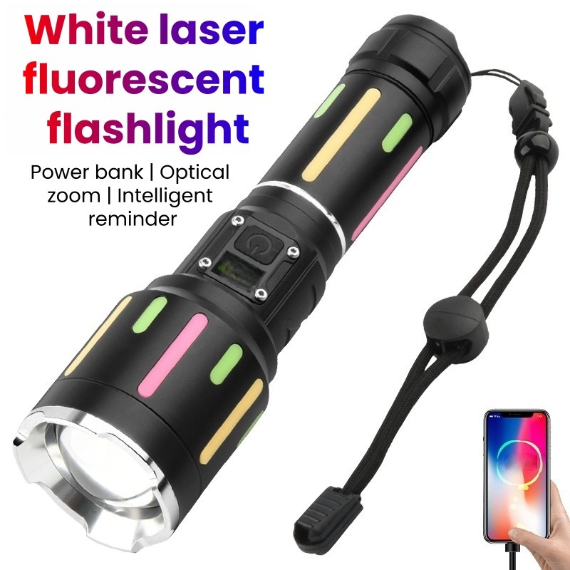 Outdoor Camping Lights - 고출력 백색광 형광 손전등 충전식 줌