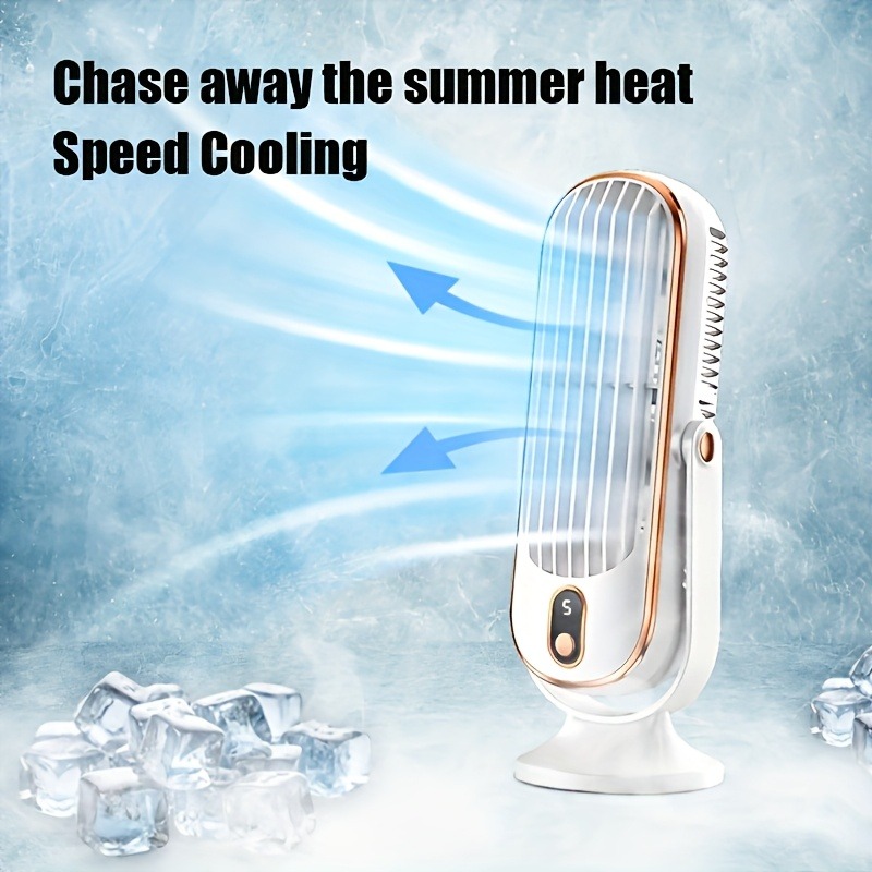 Outdoor Camping Fan - 휴대용 세련된 냉각팬, 듀얼 모터 5단