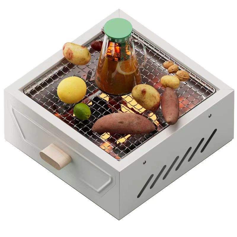 Outdoor Camping Stove - 휴대용 테이블탑 캠핑 숯불 그릴 (분리형