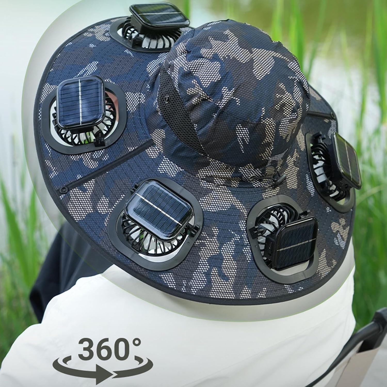 2026 핫썸머 6팬 바이저 캡 솔라 팬 모자 통기성  - Outdoor Camping Fan 리뷰 및 가격