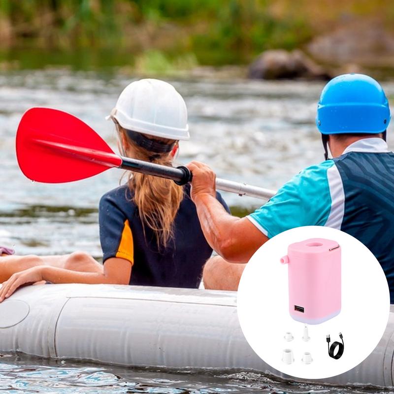 캠핑용 충전식 에어 펌프, 무선 휴대용 펌프, LED  - Outdoor Camping Shop 리뷰 및 가격