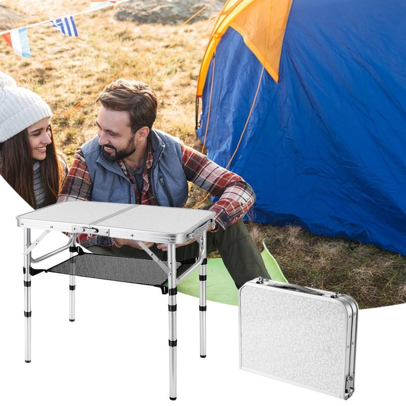 캠핑 테이블 접이식 야외 접이식 알루미늄 합금 캠핑 테 - Outdoor Camping Table With Storage 리뷰 및 가격