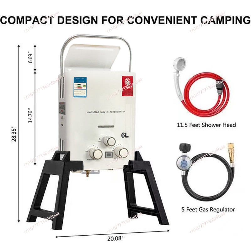 RV용 휴대용 야외 온수기, 가스 온수기, 캠핑용 온수 - Outdoor Camping Heater 리뷰 및 가격