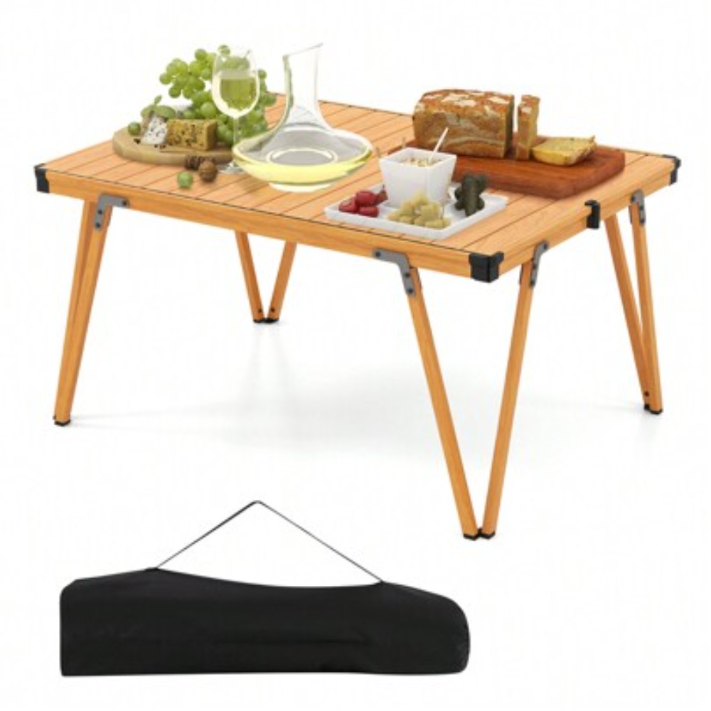수납 가방이 포함된 접이식 캠핑 테이블, 가벼운 알루미 - Outdoor Camping Table With Storage 리뷰 및 가격