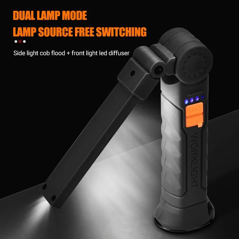 자석 및 후크가 있는 충전식 LED 손전등 작업등, 작 - Outdoor Camping Lights 리뷰 및 가격