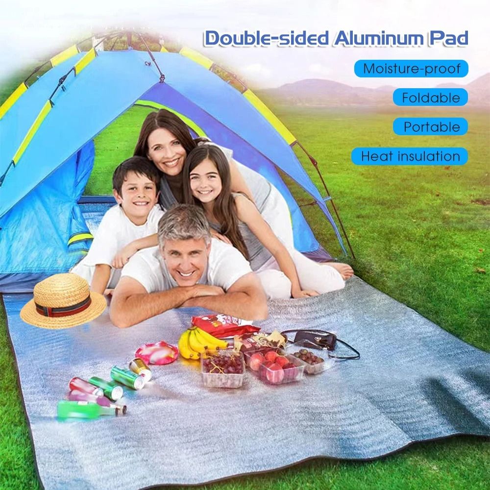 새로운 열 보온 캠핑 매트 방수 초경량 단열 폼 포일  - Outdoor Camping Rug Waterproof 리뷰 및 가격