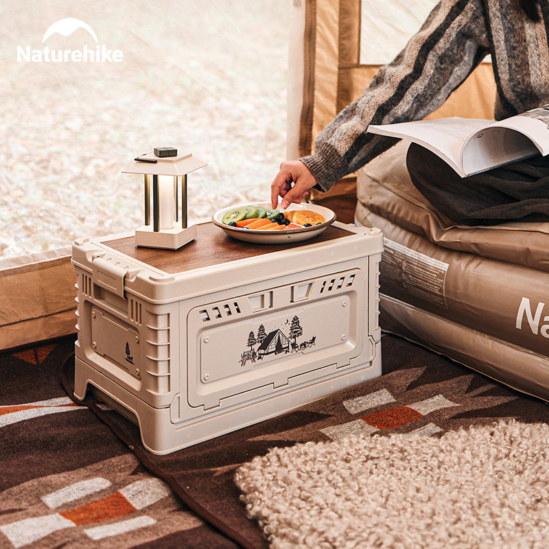 네이처하이크 캠핑 대용량 접이식 보관함, 가정용 침대  - Outdoor Camping Table With Storage 리뷰 및 가격