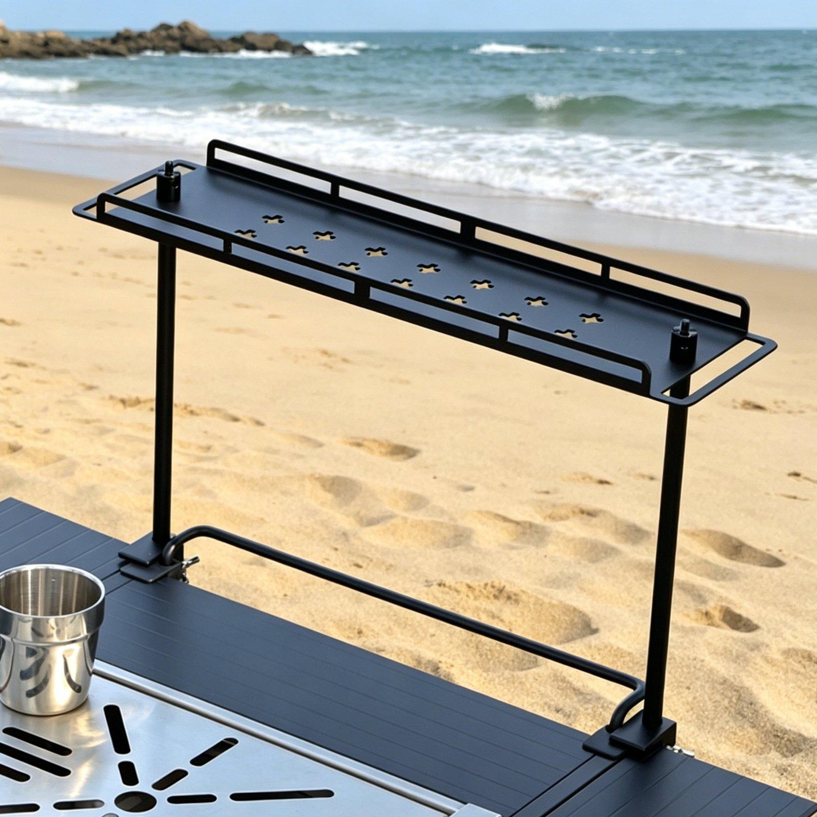 야외용 수납 랙 경량 알루미늄 정리대 캠핑용 접이식 의 - Outdoor Camping Table With Storage 리뷰 및 가격