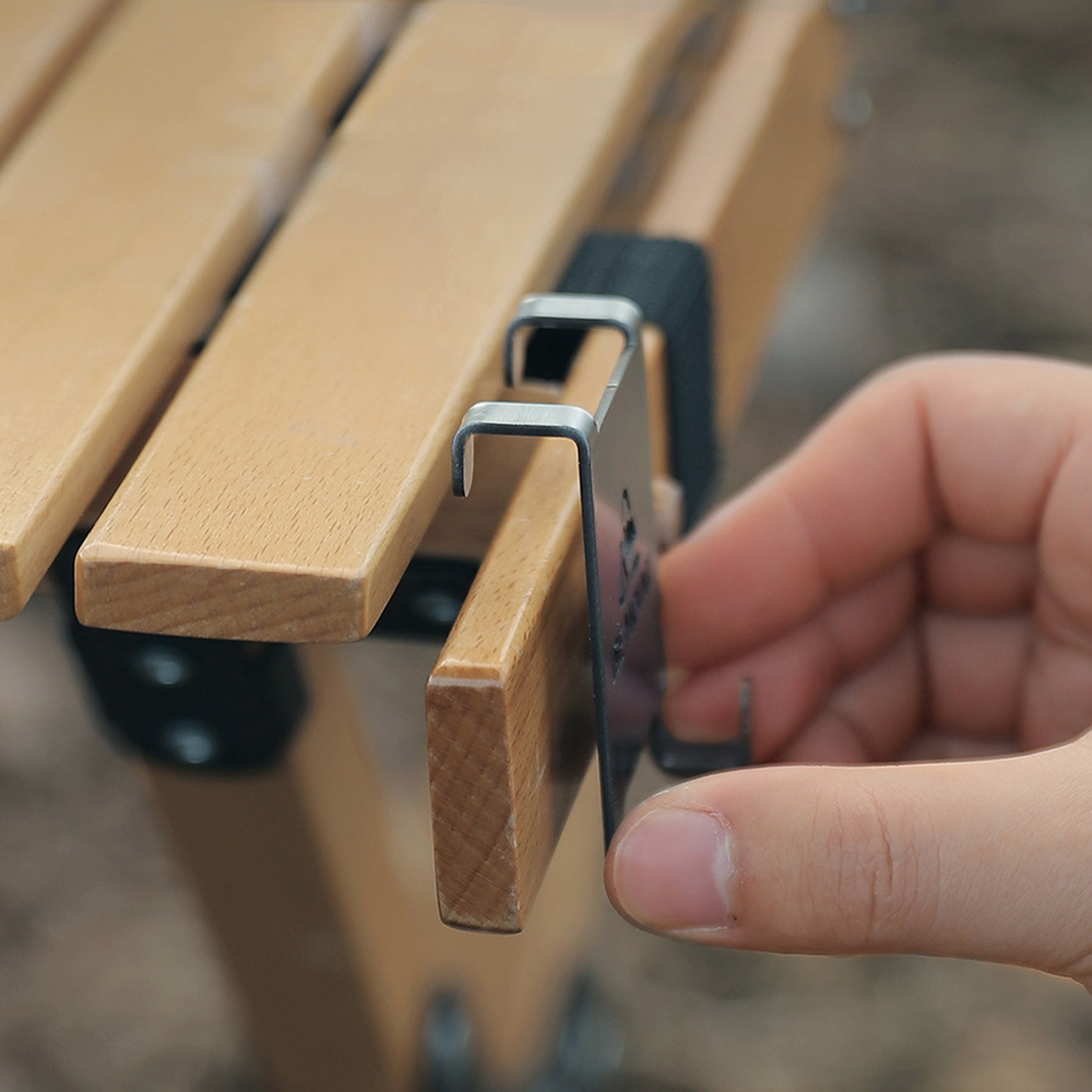 교수형 가스 용기 후크 캠핑 테이블 후크 스테인레스 스 - Outdoor Camping Table With Storage 리뷰 및 가격