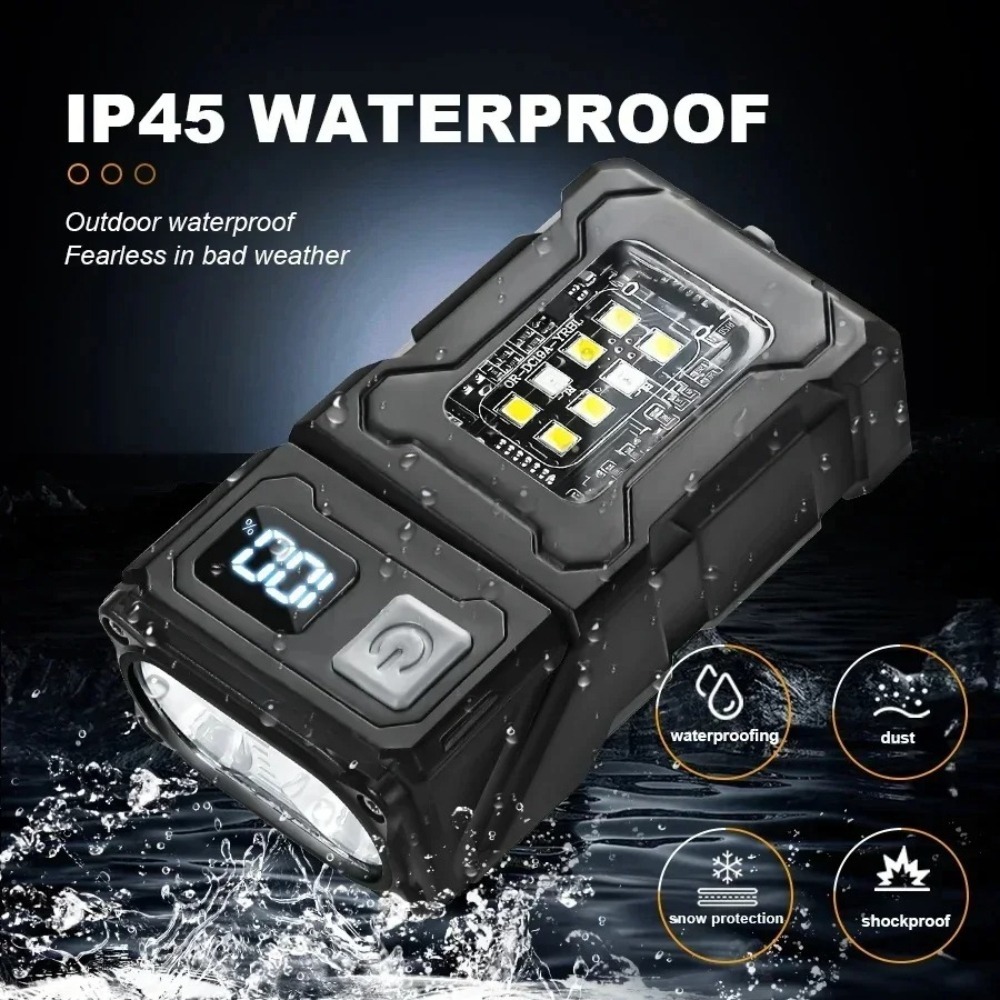 충전식 미니 LED 손전등 마그네틱 클립형 작업등 키체 - Outdoor Camping Lights 리뷰 및 가격