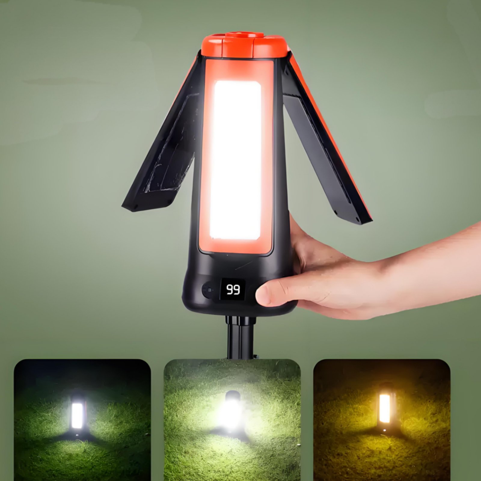 텔레스코픽 텐트 램프 높이 조절 가능 휴대용 캠핑 램프 - Outdoor Camping Lights 리뷰 및 가격