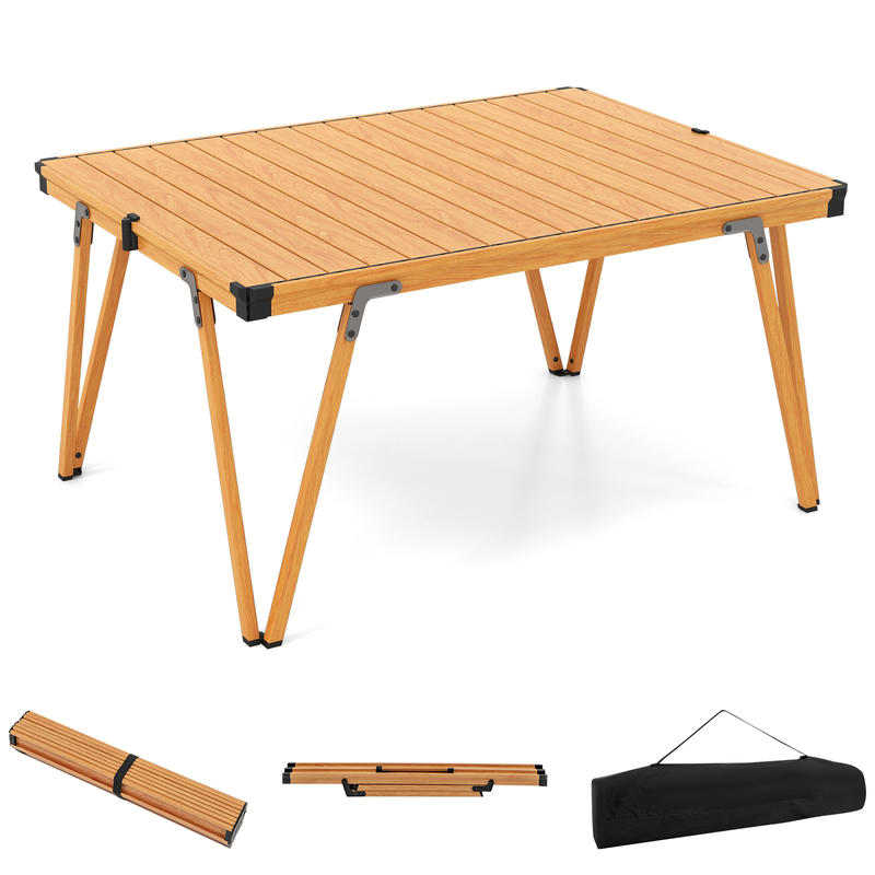 단일 접이식 피크닉 테이블 93 x 70cm 캠핑 테이 - Outdoor Camping Table With Storage 리뷰 및 가격